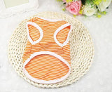 Pet'S Classic Striped Shirts Doggie Dog Clothes Cute Puppy Clothing Summer Vest Outdoor Apparel